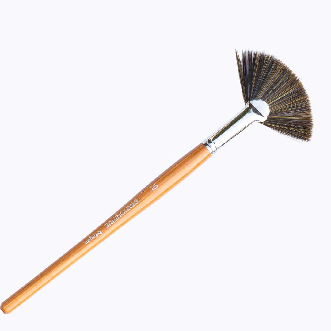 Stationerie FAN BRUSH VEGAN SYNTHETIC 10