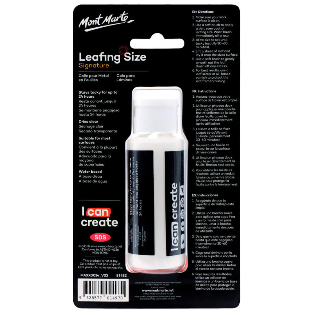 Mont Marte Leafing Size  60ml