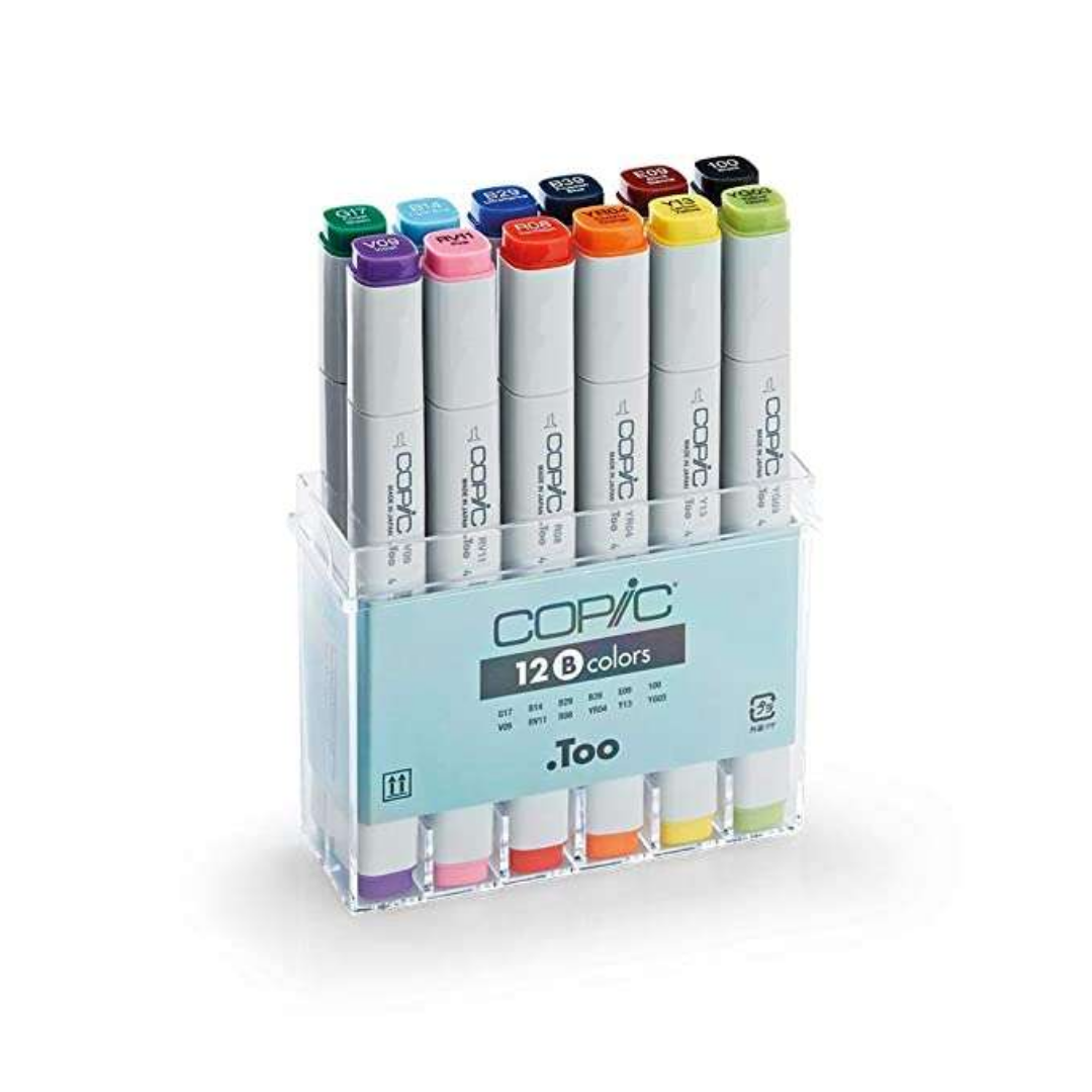 Copic Classic 12pc Color Set