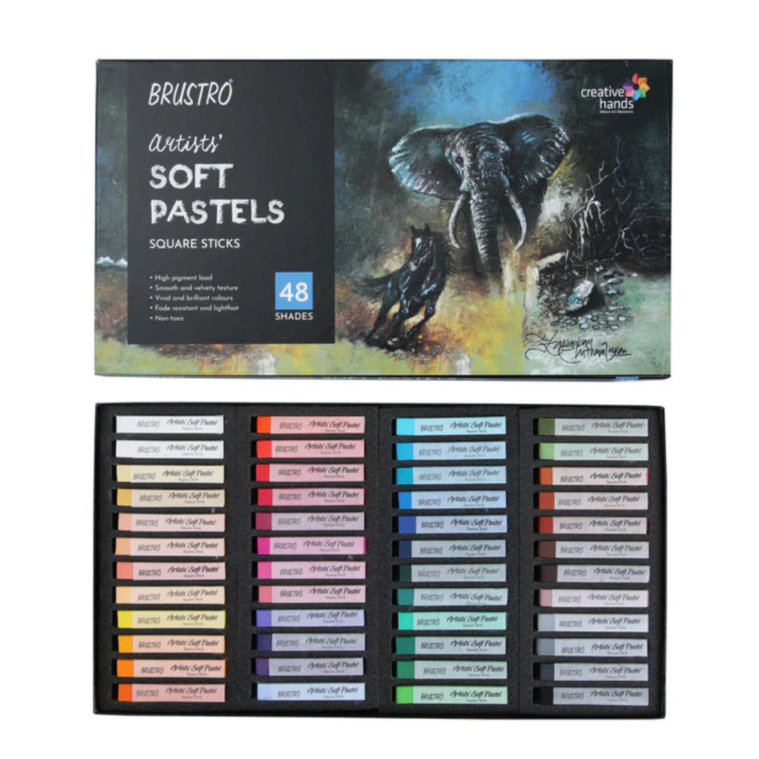 Brustro Artists' Soft Pastels 48