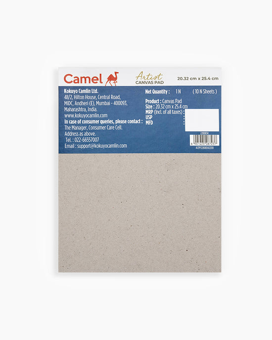 Camel Canvas Pad 10 x 12 Individual Pad with 10 Sheets