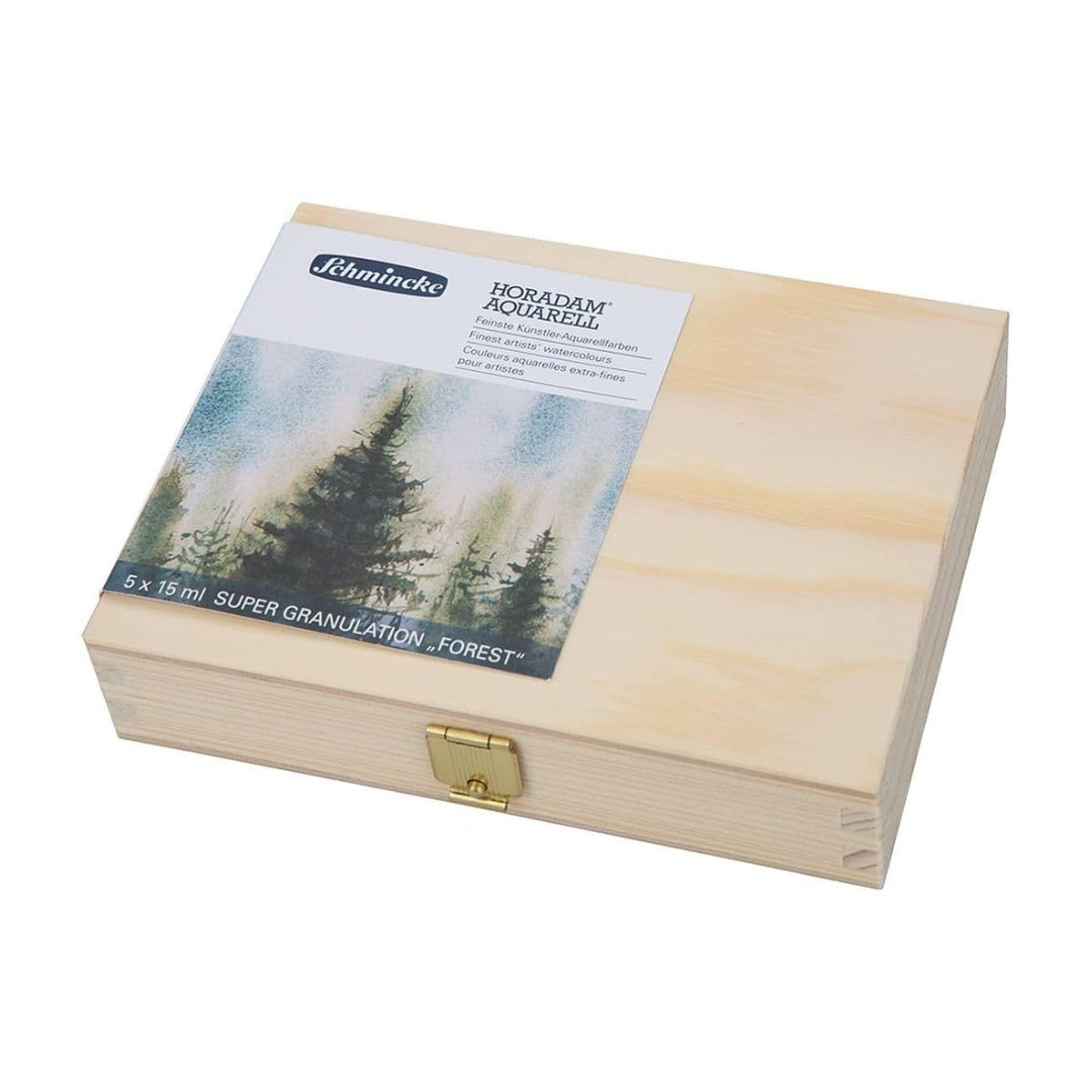 Schmincke Horadam Aquarell Super Granulation Set 5x15ml (Forest)