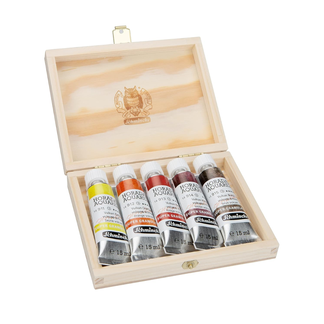 Schmincke Horadam Aquarell Super Granulation Set 5x15ml (Volcano)