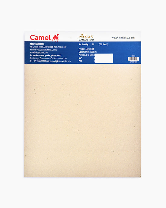 Camel Canvas Pad 16 x 20 Individual Pad with 10 Sheets