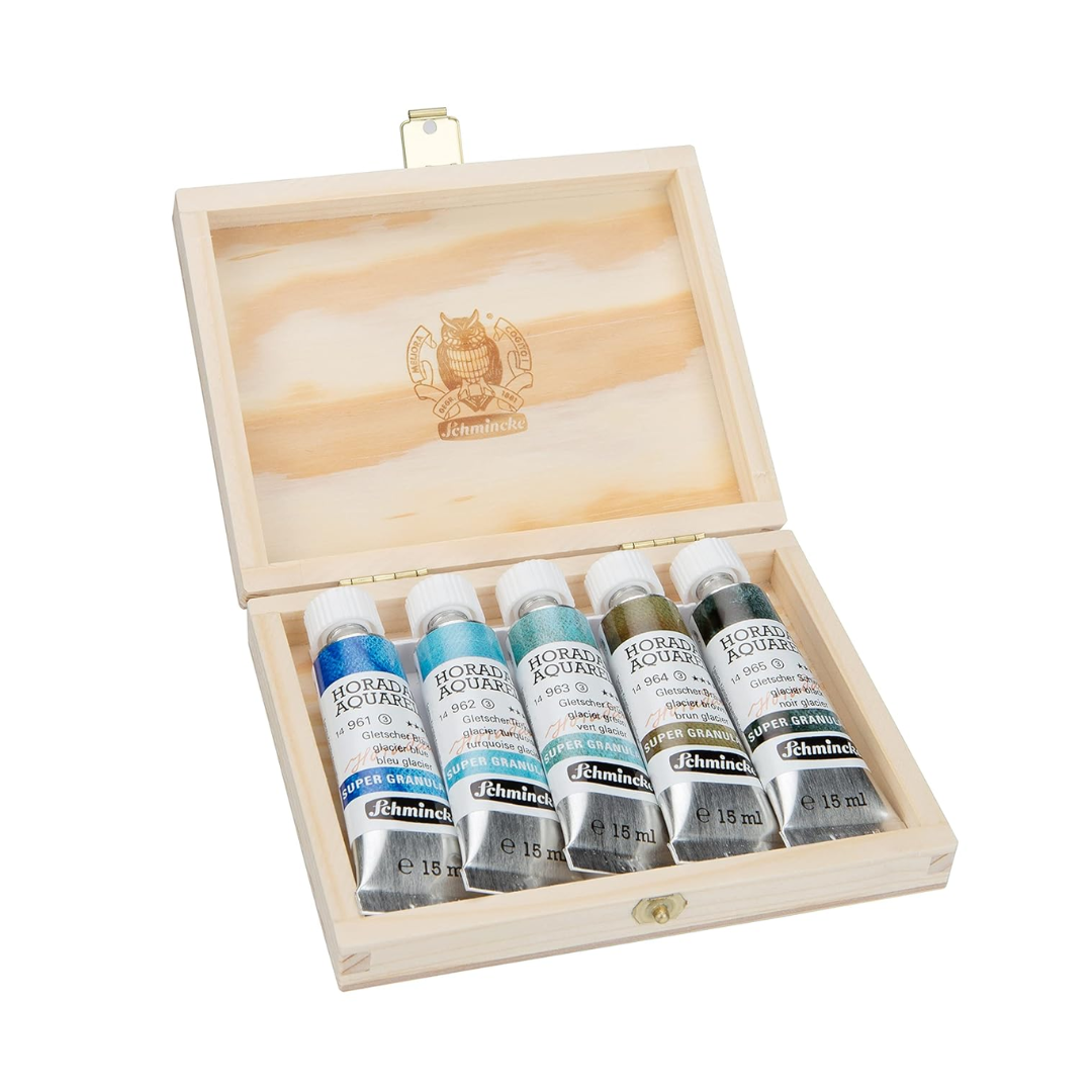 Schmincke Horadam Aquarell Super Granulation Set 5x15ml (Glacier)