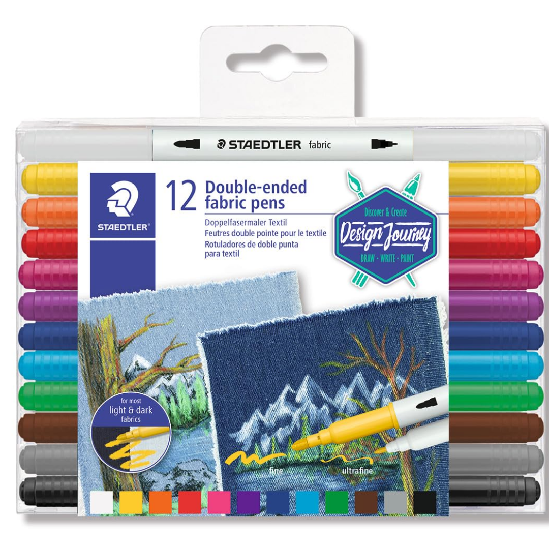 Staedtler Double Ended Fabric Pens Set