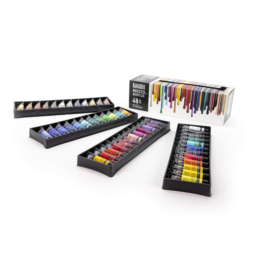 Liquitex Basics Acrylic Paint Tubes – 48x22ml