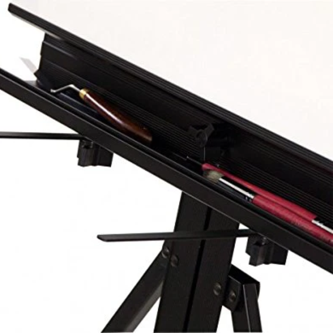 Brustro Artist Heavy Duty Aluminium Metal Easel - Holds canvases Upto 47" inches (Easel Stand for Painting)