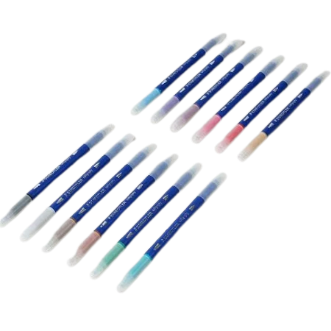 Staedtler 12 Double Ended Calligraphy Pens