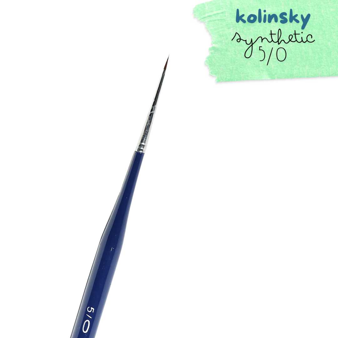 Stationerie Micro Ultra Spotter 5/0 Kolinsky Synthetic