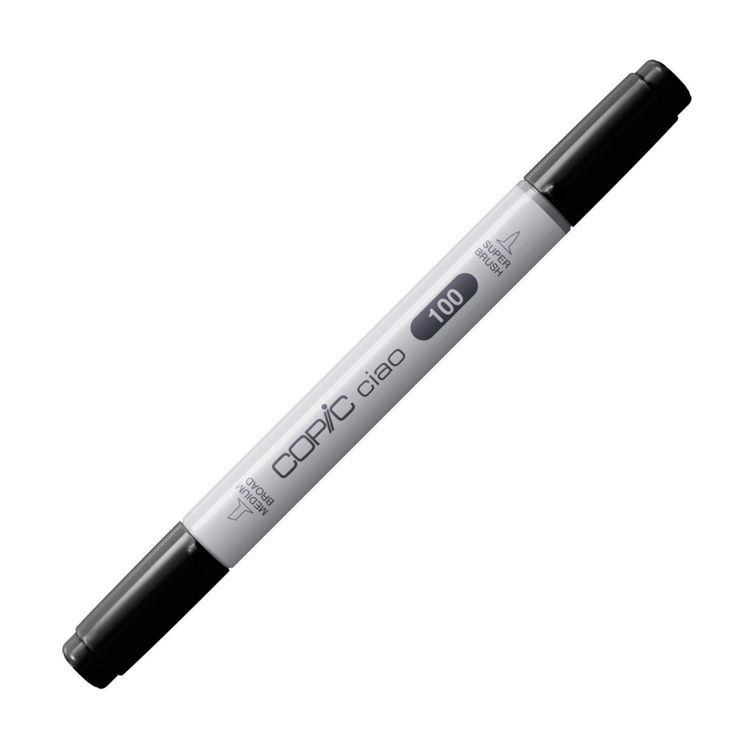 Copic Ciao Markers, Black, Medium Broad