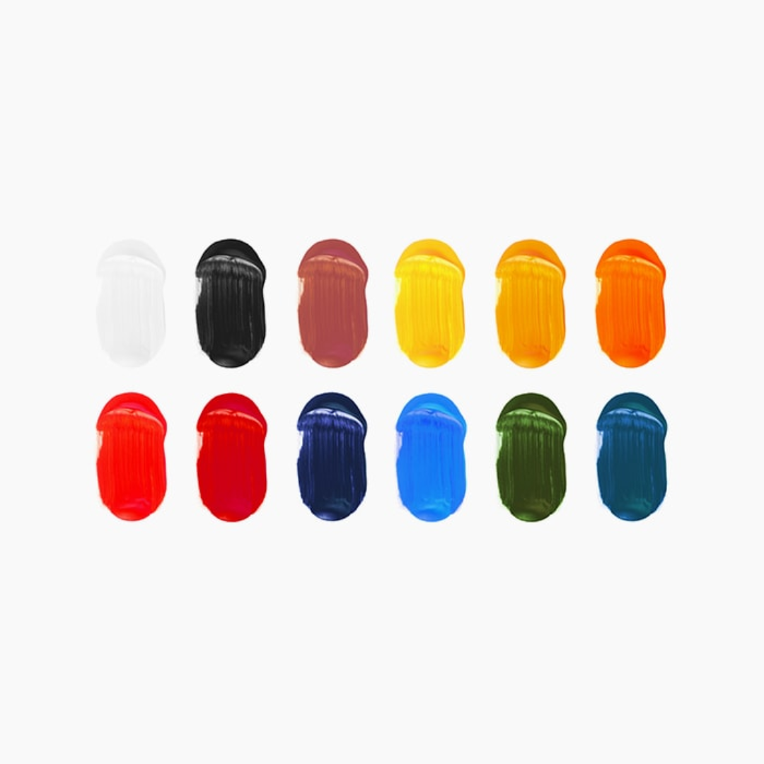 Camel Artist Acrylic Color Box 20ml Tubes 12 Shades