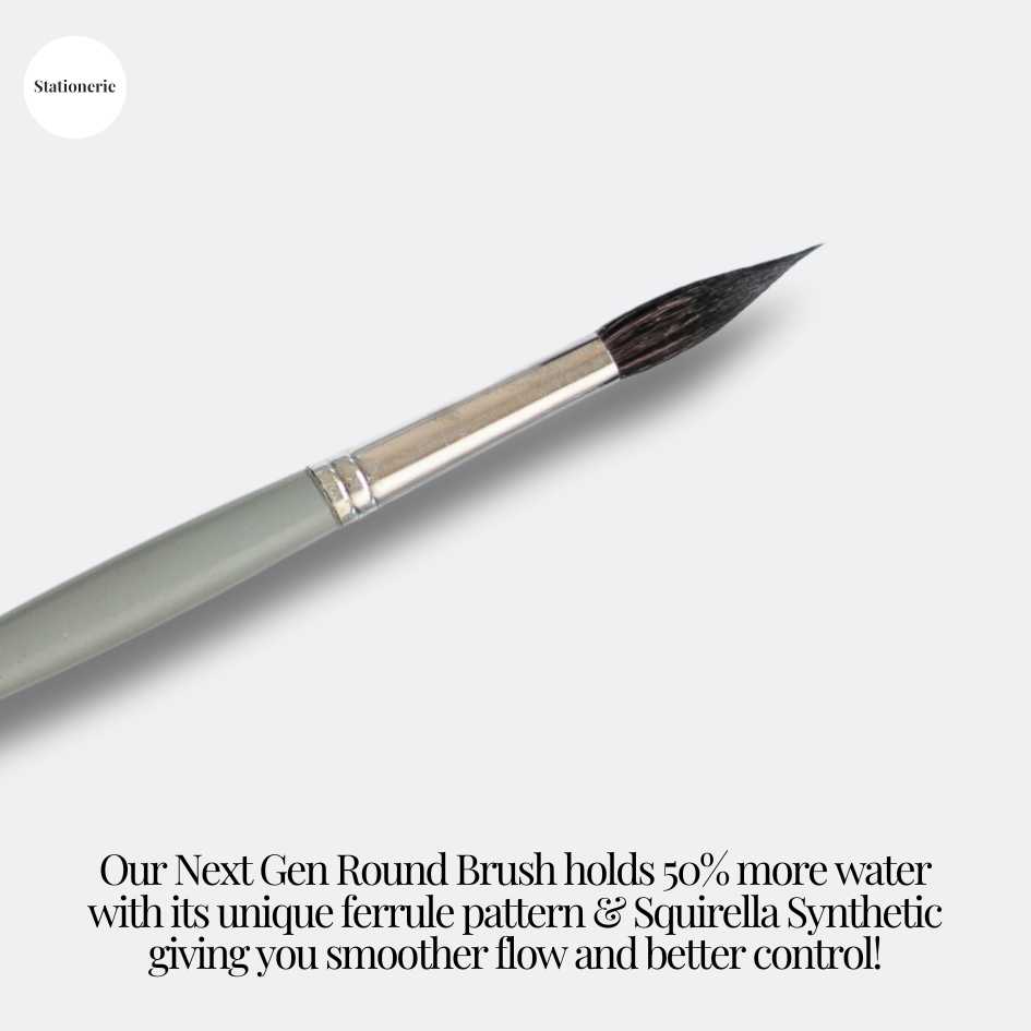 Stationerie Round Set of 7 Squirrel Synthetic