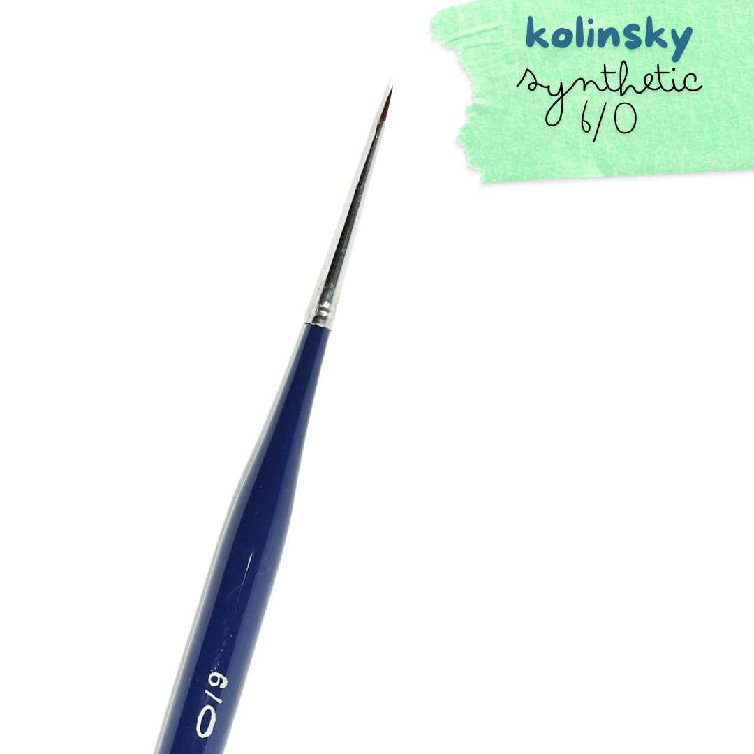 Stationerie Micro Ultra Spotter 6/0 Kolinsky Synthetic