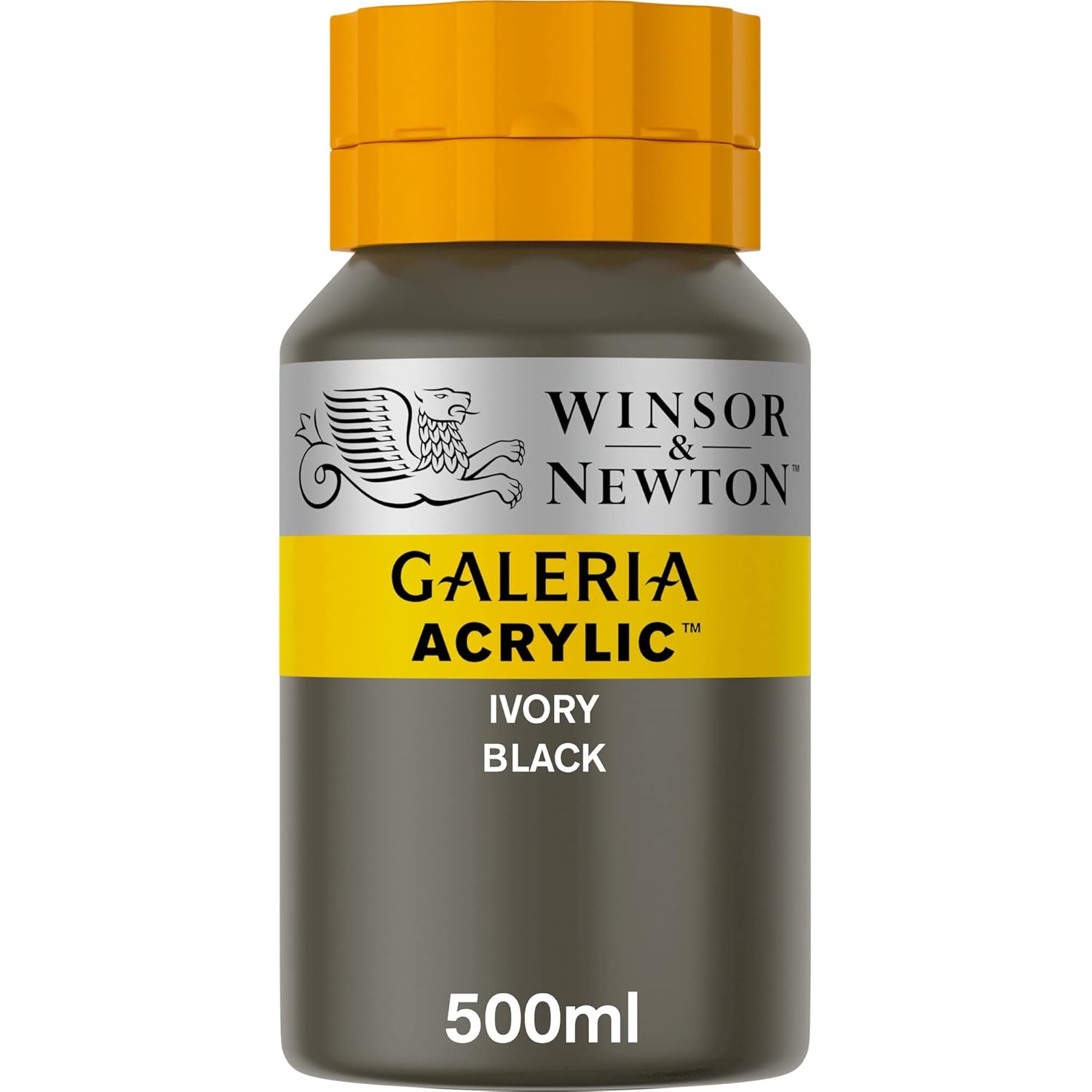 Winsor & Newton Galeria Acrylic Colour   500 ML   Ivory Black