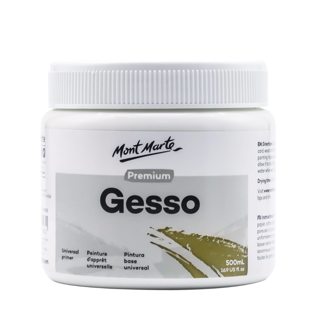 Mont Marte Gesso Universal Primer   500ml White