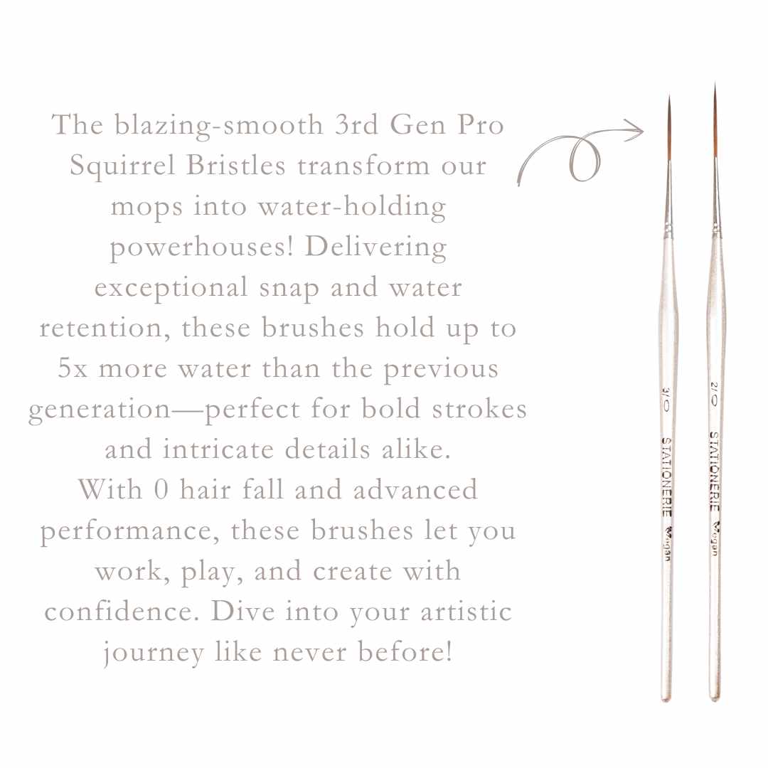 Stationerie Long Liner Kolinksy Synthetic Silver Matt Edition