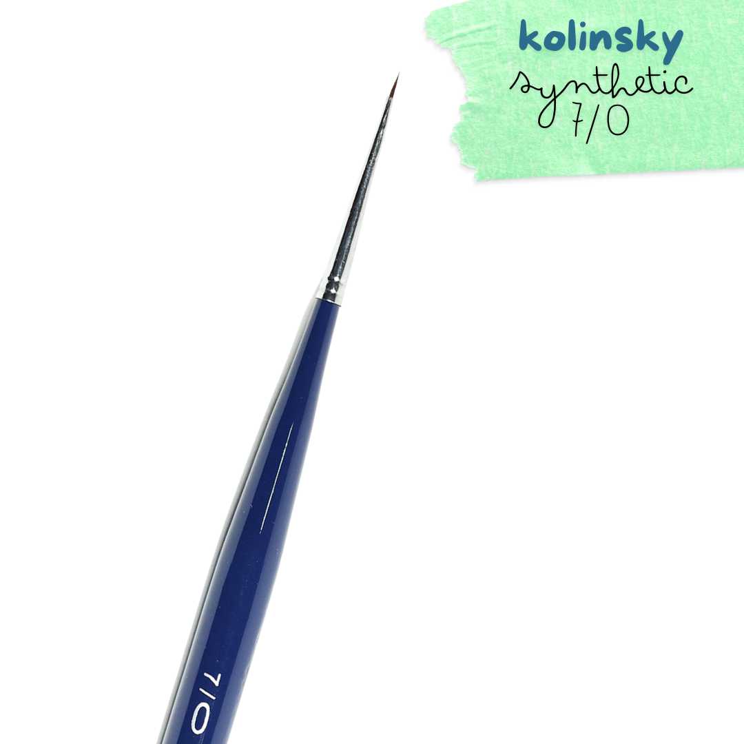 Stationerie Micro Ultra Spotter 7/0 Kolinsky Synthetic