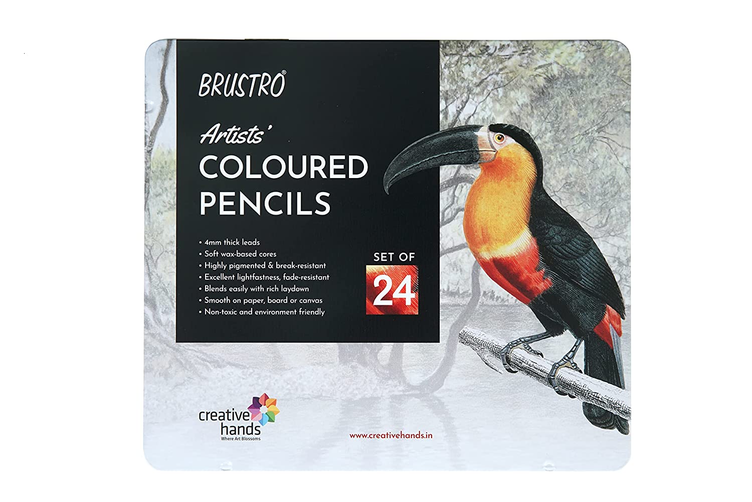 Brustro Artists' Coloured Pencil Set of 24