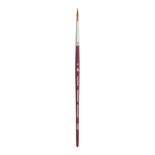Princeton Velvetouch Long Round Brush Size