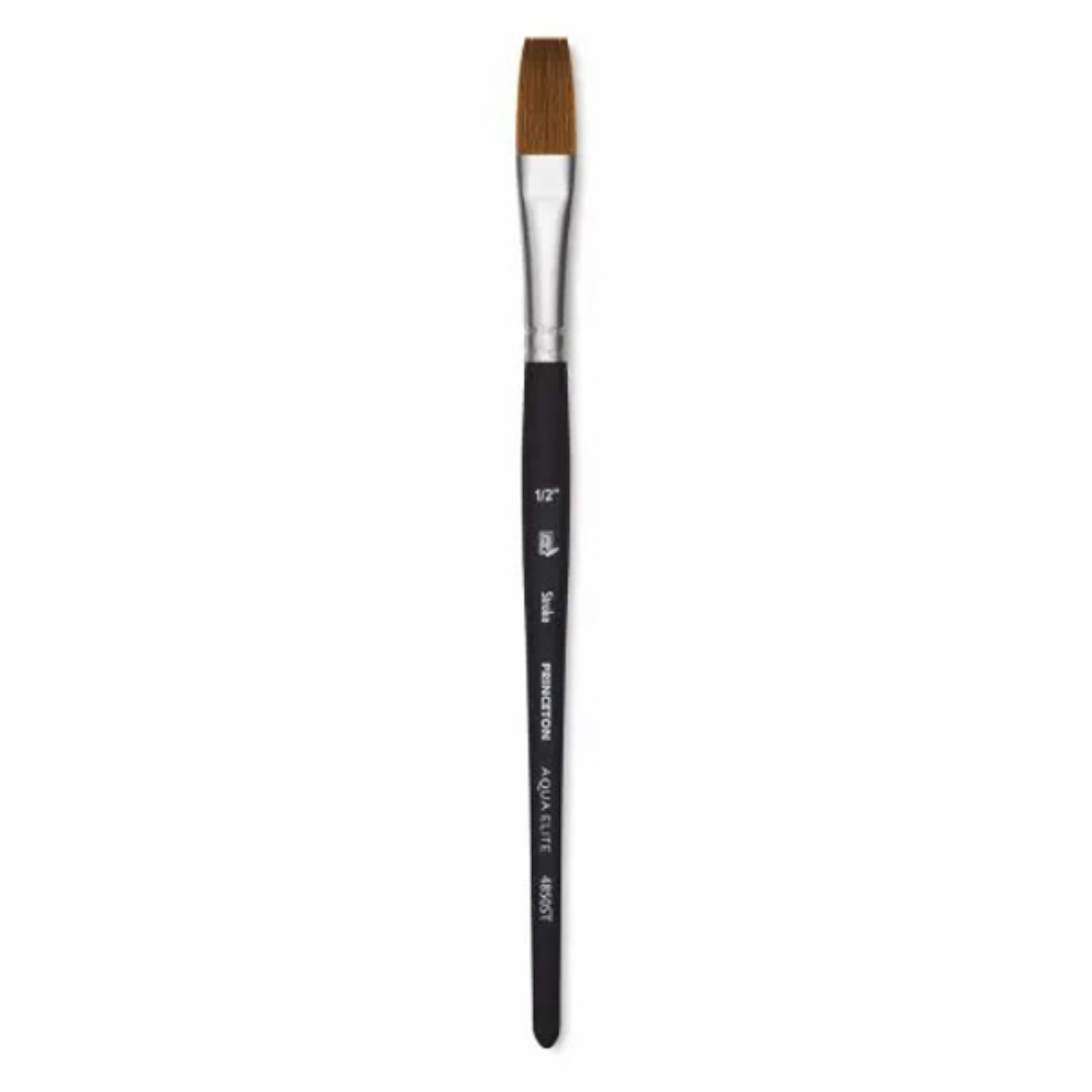 Princeton Aqua Elite Stroke Brush Size 1/2'' SH Wash