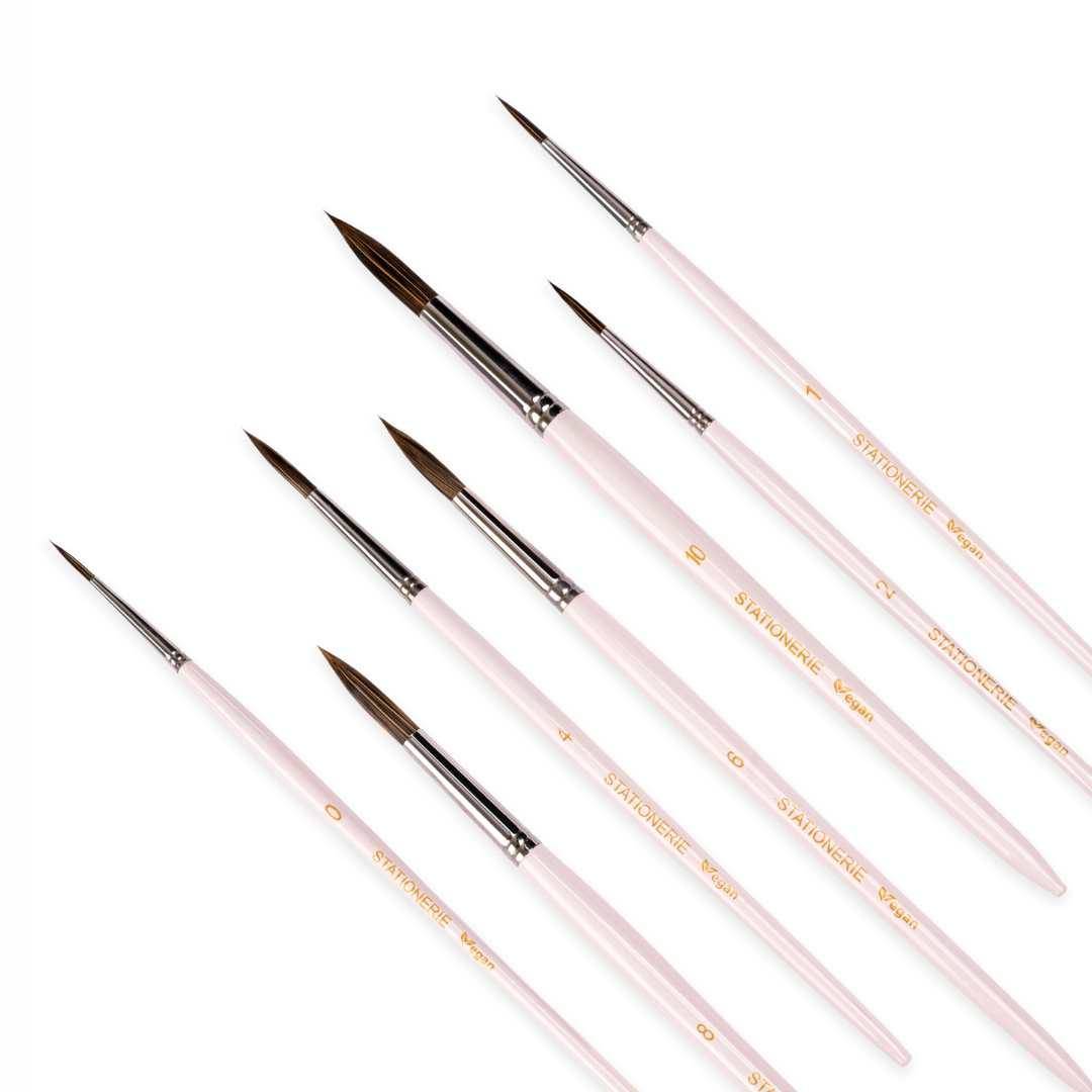 Stationerie Round Set of 7 Lite Snow Edition