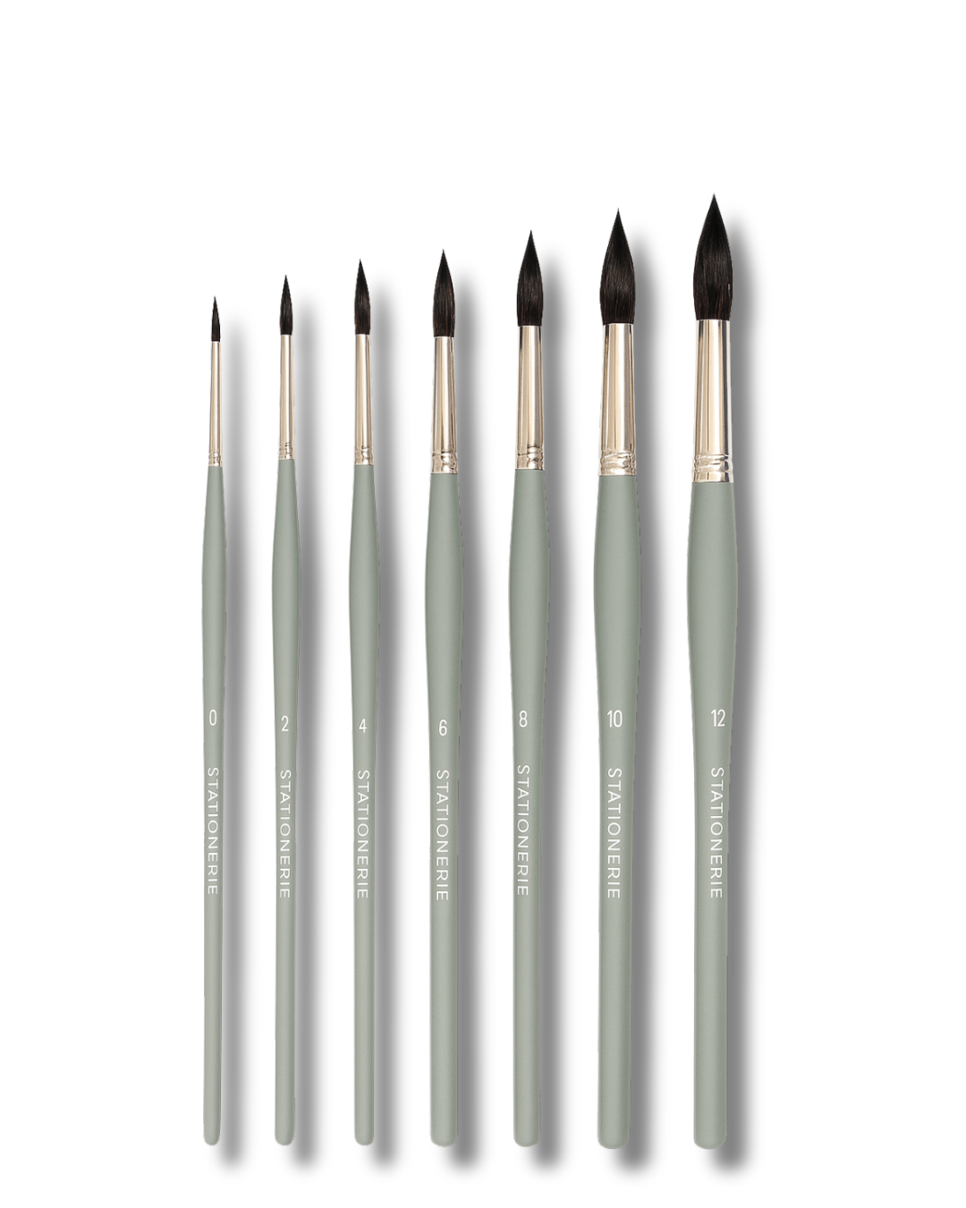 Stationerie Round Set of 7 Squirrel Synthetic