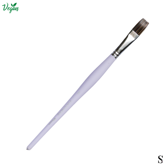 Stationerie Signature Flat Synthetic Brush 8 (Handle Color May Vary On Availability)