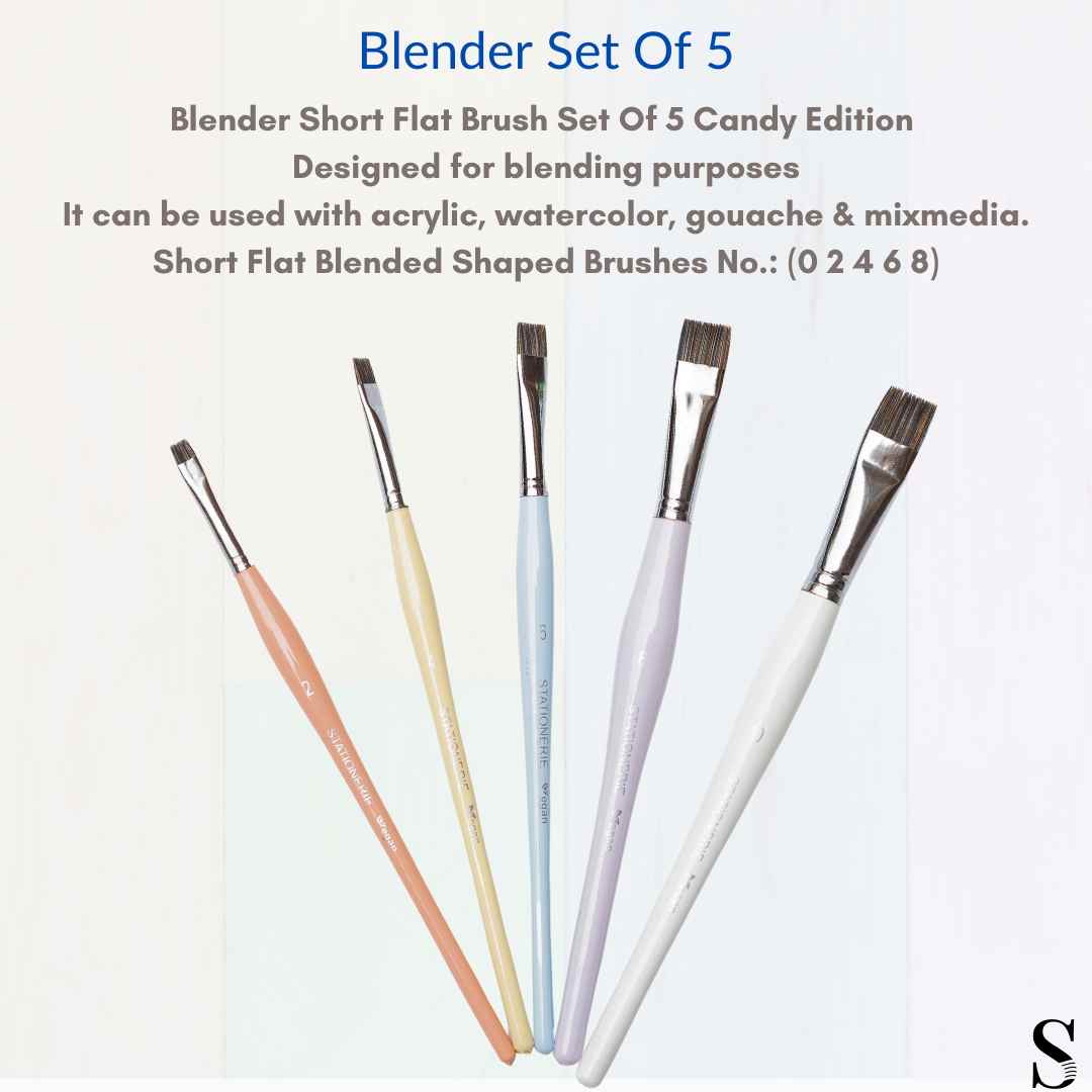 Stationerie Blender Short Flat Set Of 5