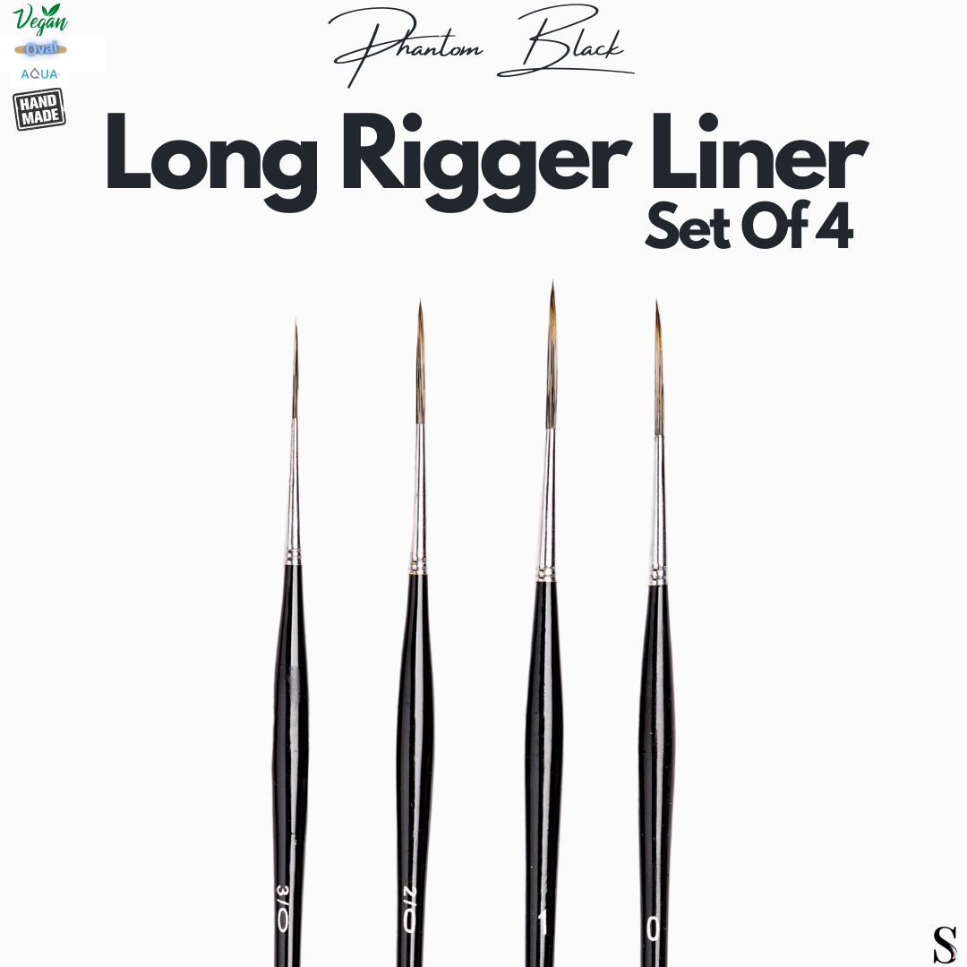 Stationerie Long Rigger Liner Set Of 4 Phantom Matte Edition