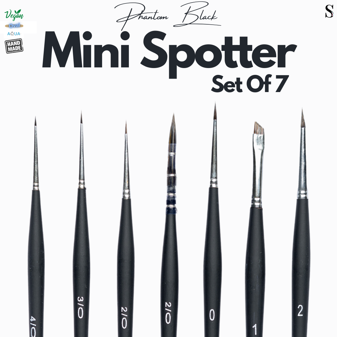 Stationerie Mini Spotter Set Of 7, 2nd Gen , Phantom Black Edition