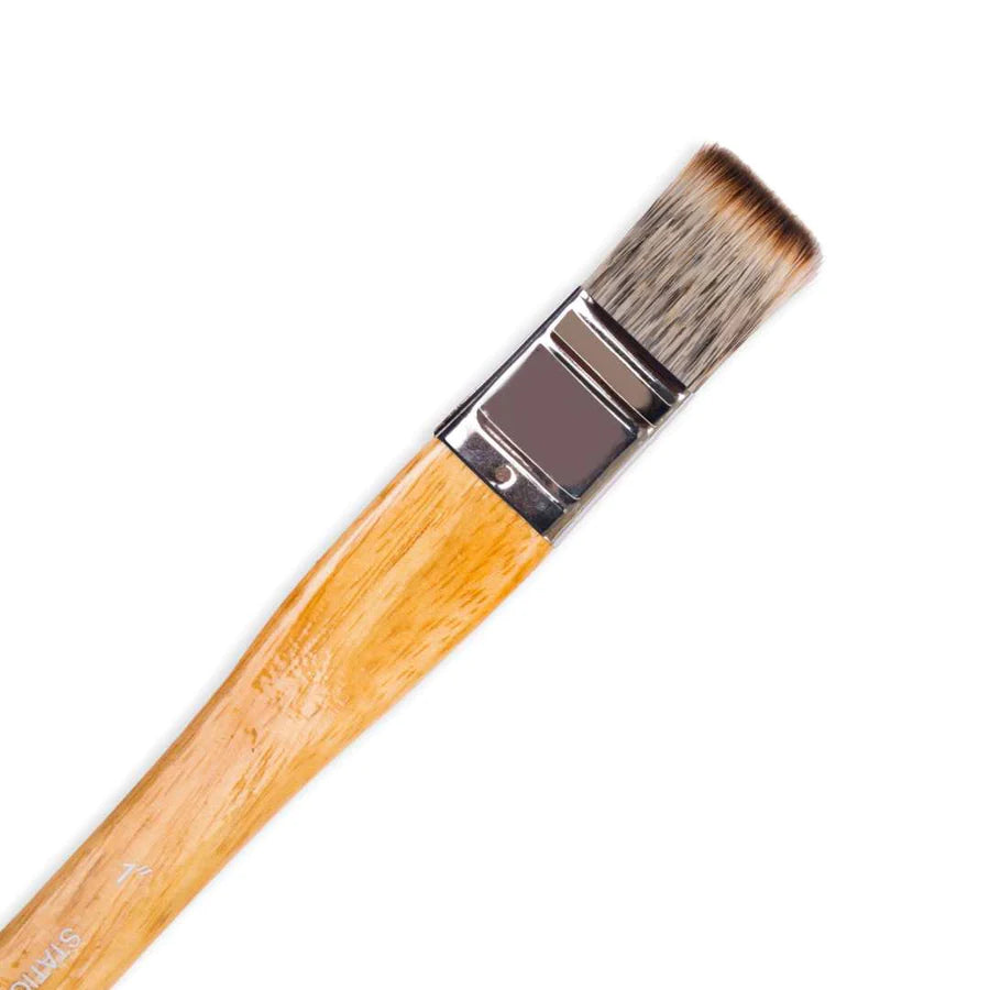 Stationerie Hake Brush 1 Inch (3rd Gen AquaSync Vegan Mix Media Soft Bristle)