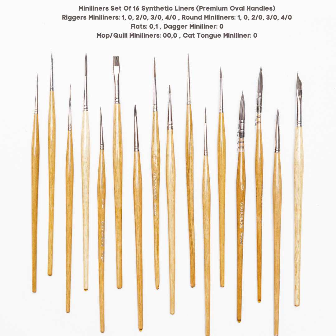 Stationerie Miniliners Set Of 16 Salwood