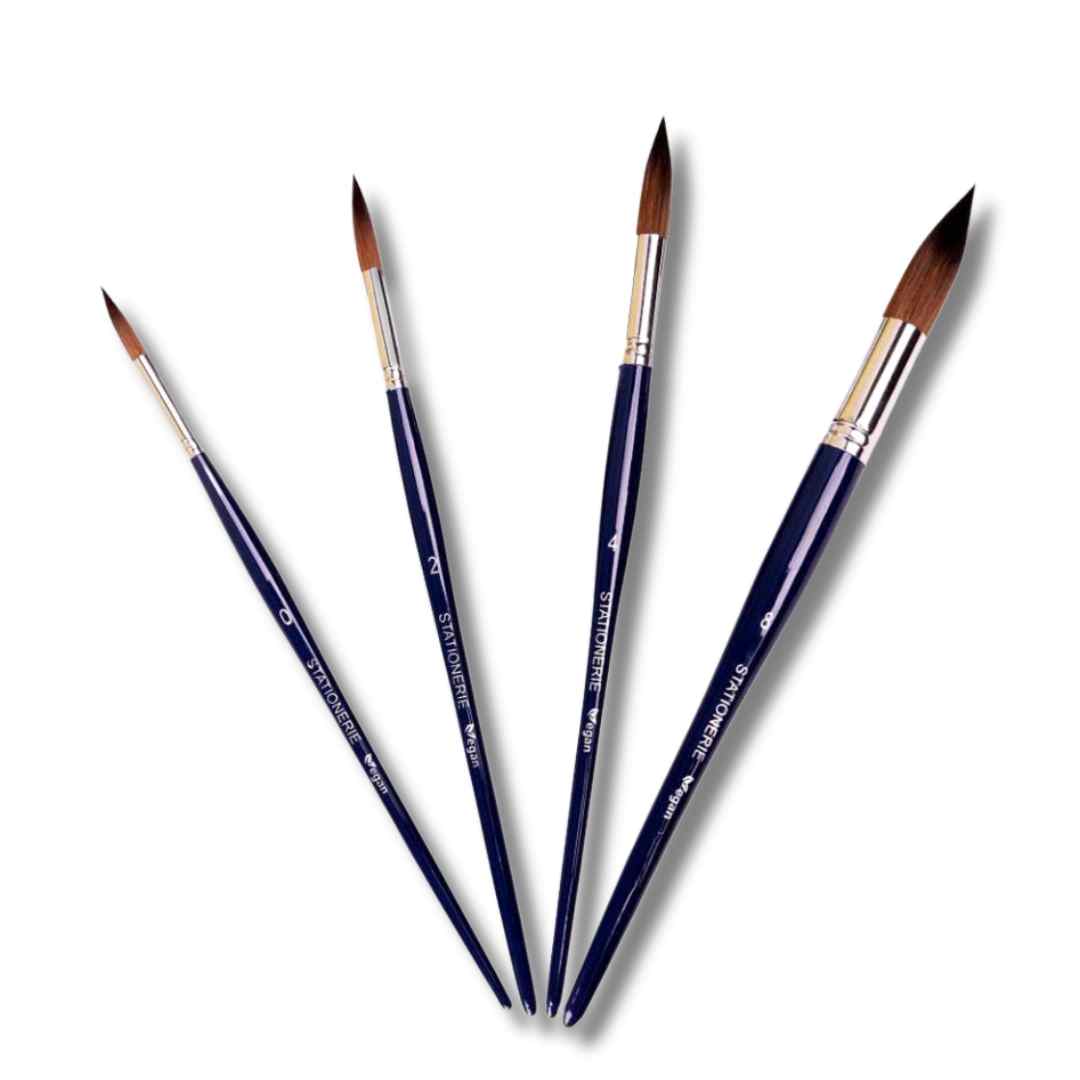 Stationerie Mop Set Of 4 Kolinsky Synthetic