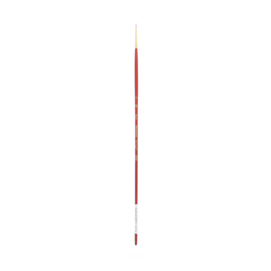 Princeton Heritage Long Handle Round Paint Brush (Size 0)