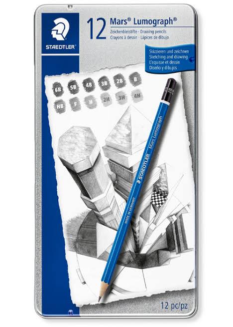 Staedtler Mars Lumograph Drawing Pencil Pack of 12