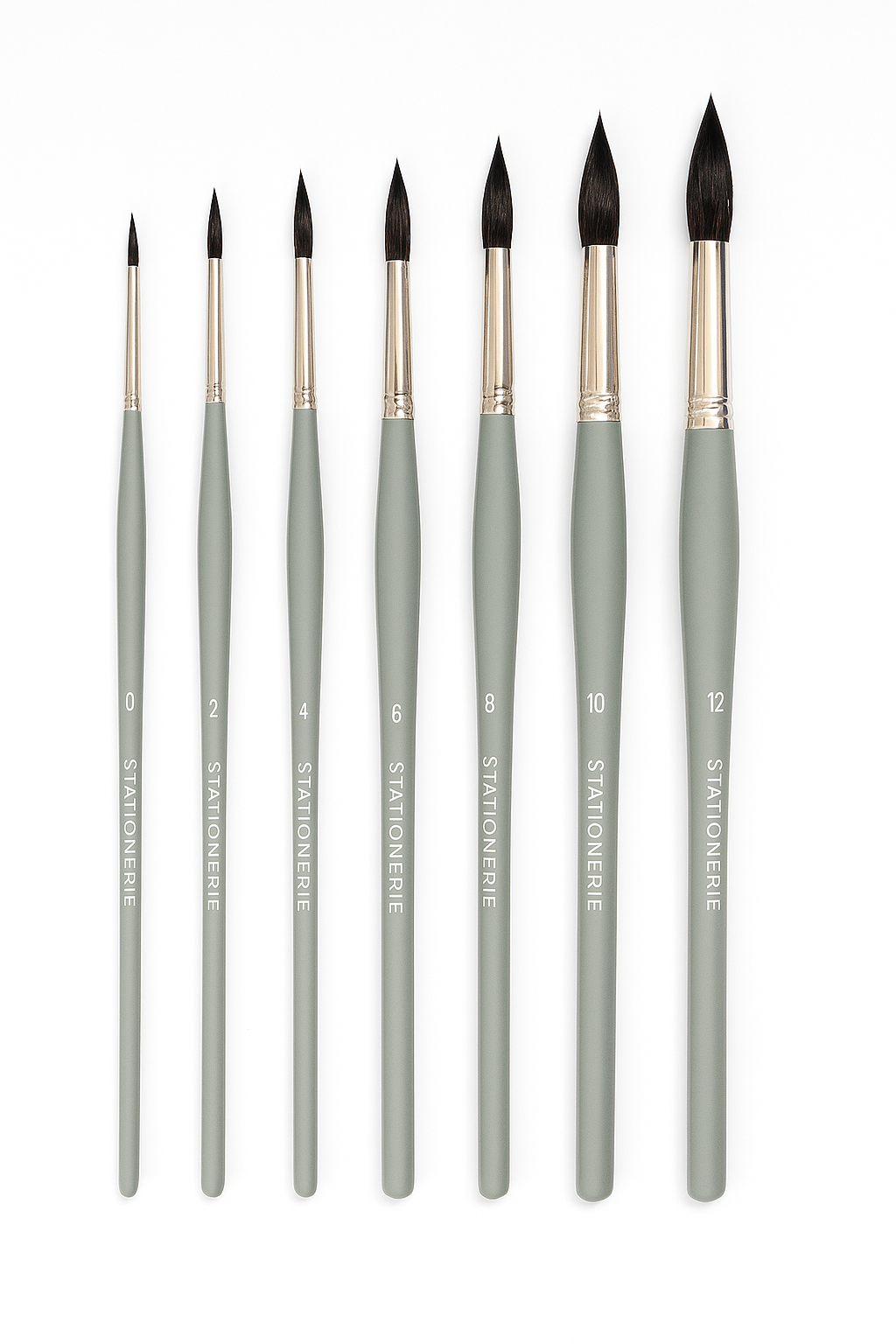 Stationerie Round Set of 7 Squirrel Synthetic