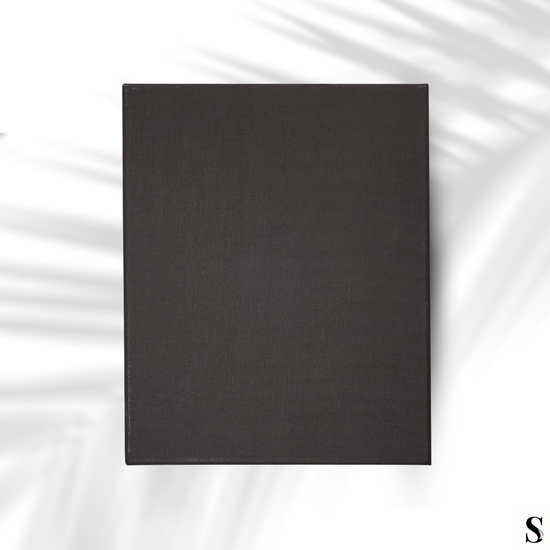 Stationerie Black Canvas Board 4x4 inch