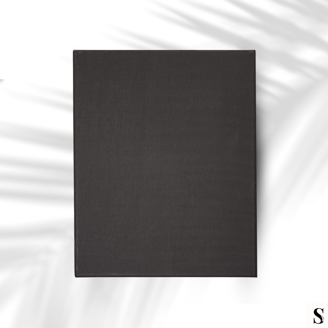 Stationerie Black Canvas Board 4x6 inch