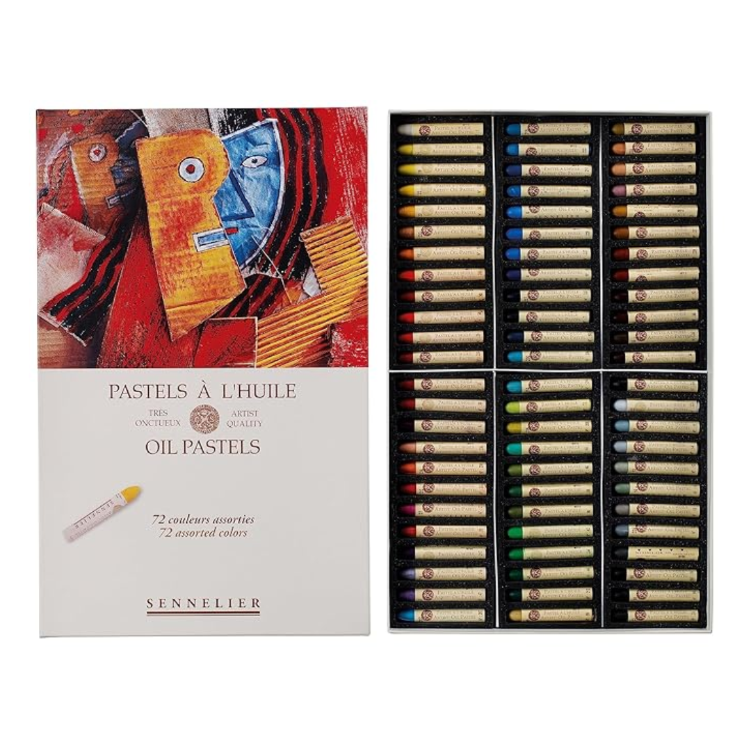 Sennelier oil pastel set of 48 assorted colours