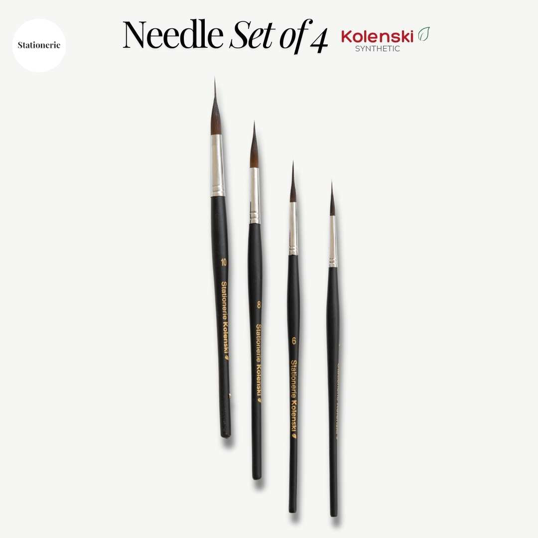 Stationerie Extended Needle Point Liner Set Of 4