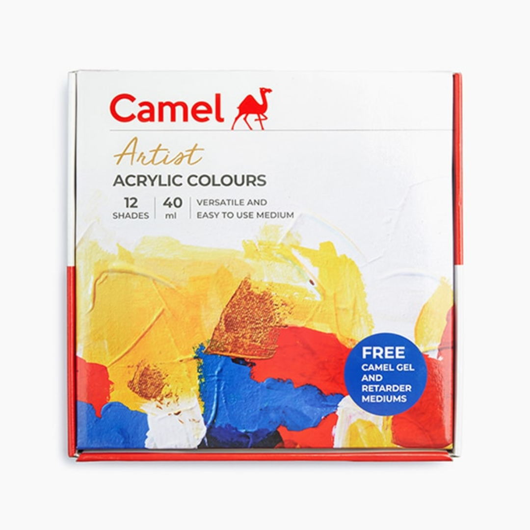 Camel Artist 40ml Acrylic Color Shade 12 Shades