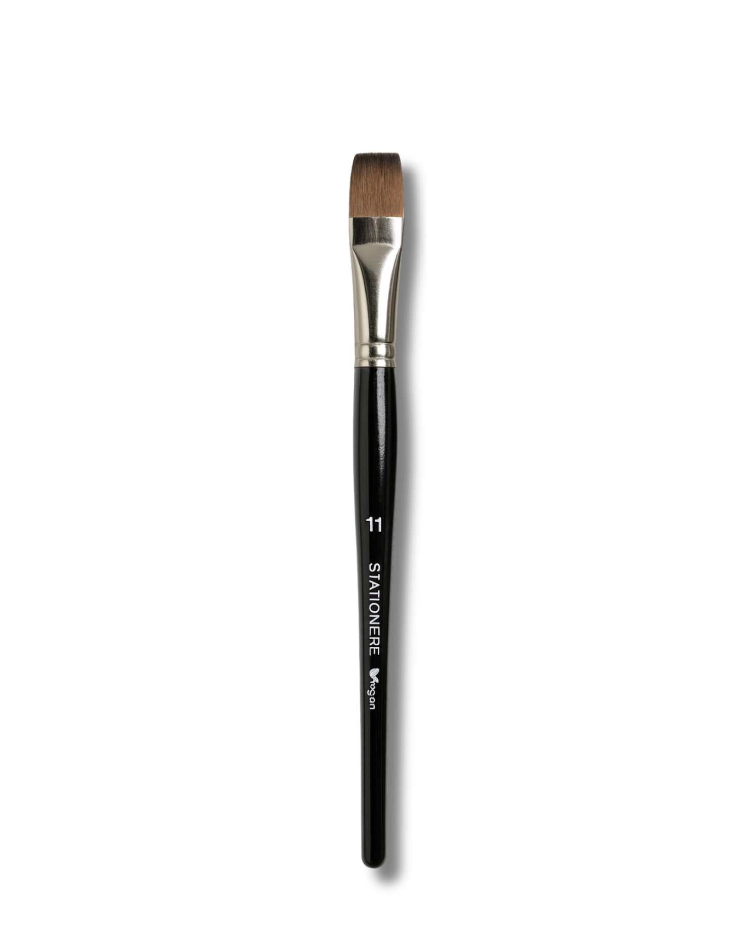Stationerie Flat Brush 11 Kolinsky