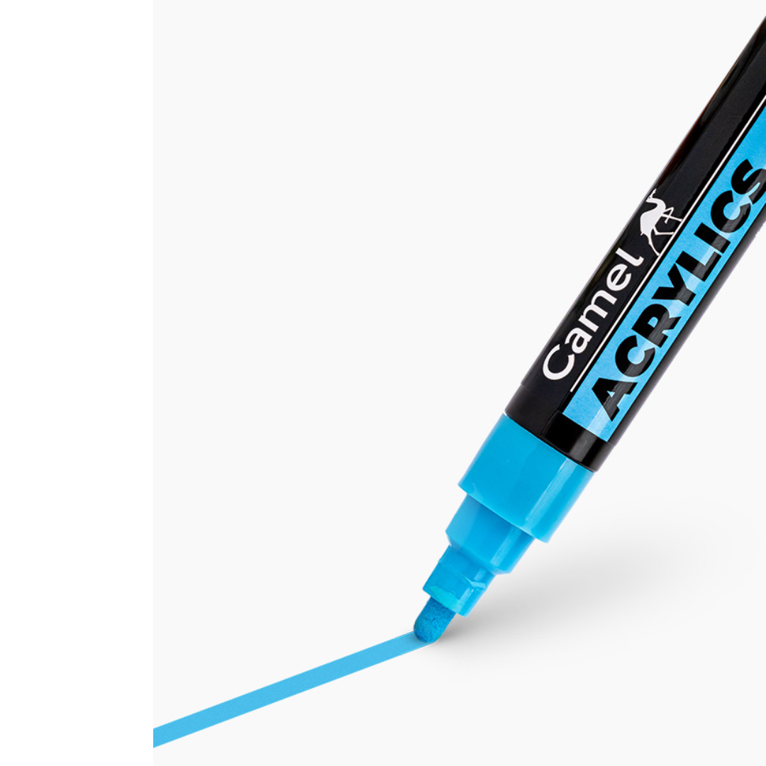 Camel Acrylic Markers Set of 12 Shades