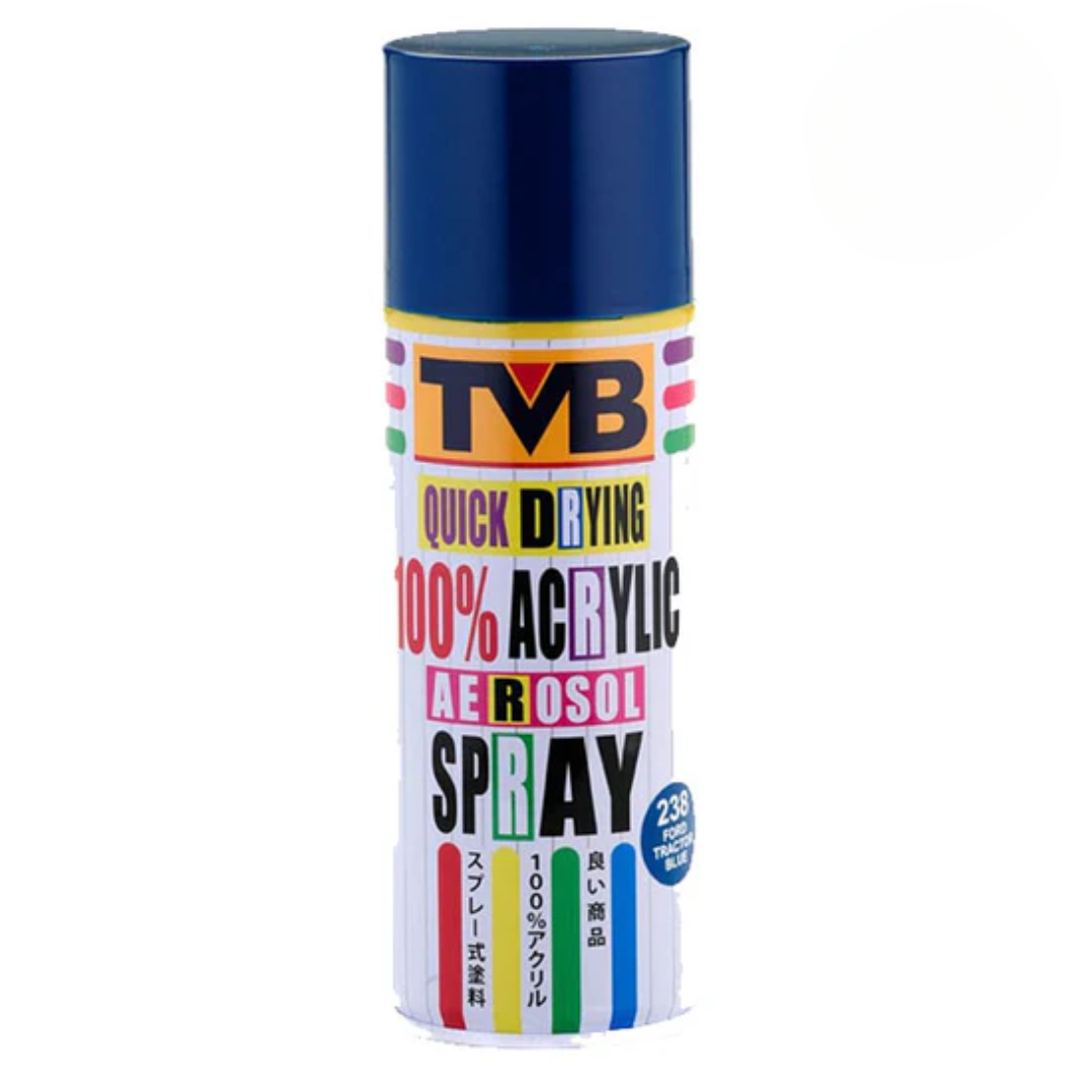 TVB Acrylic Aerosol Spray 400 ml - Ford Tractor Blue