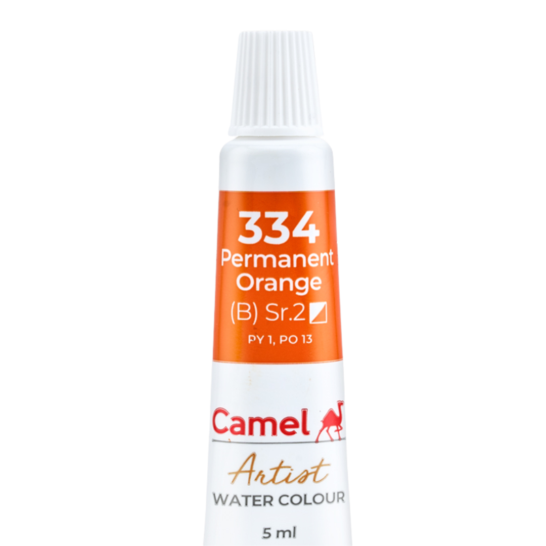 Camel  Artist  Water  Colours  Assorted  pack  of  tubes,  24  shades  in  5  ml