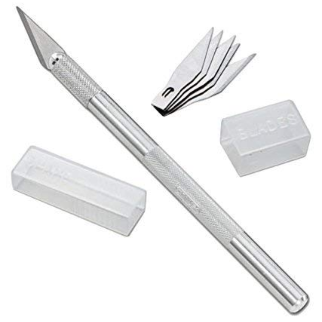 HS Detail Pen Cutter With 5 Interchangeable Blades For Carving and Paper Cutting