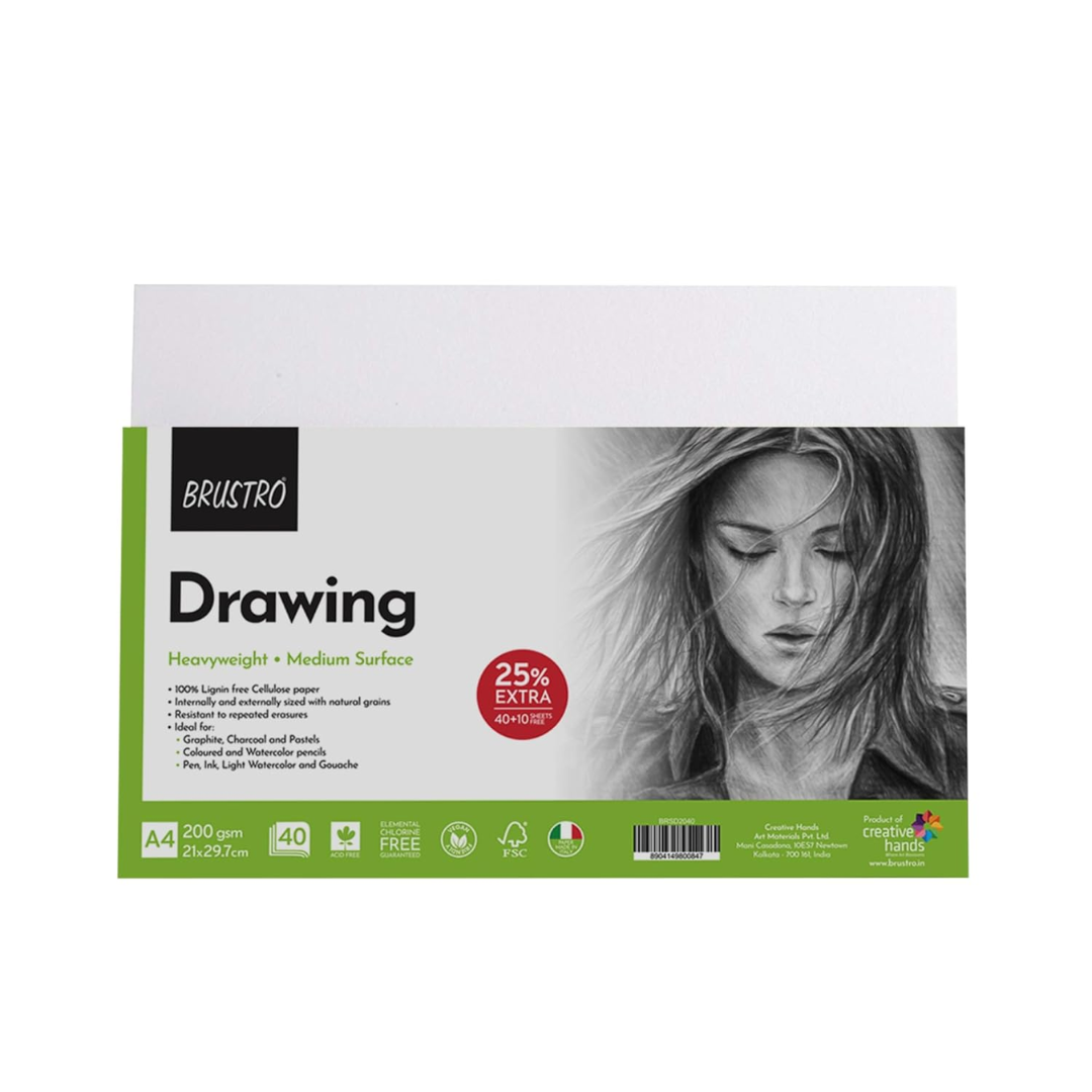 Brustro Sketching & Drawing Papers 200 GSM A4 200gsm