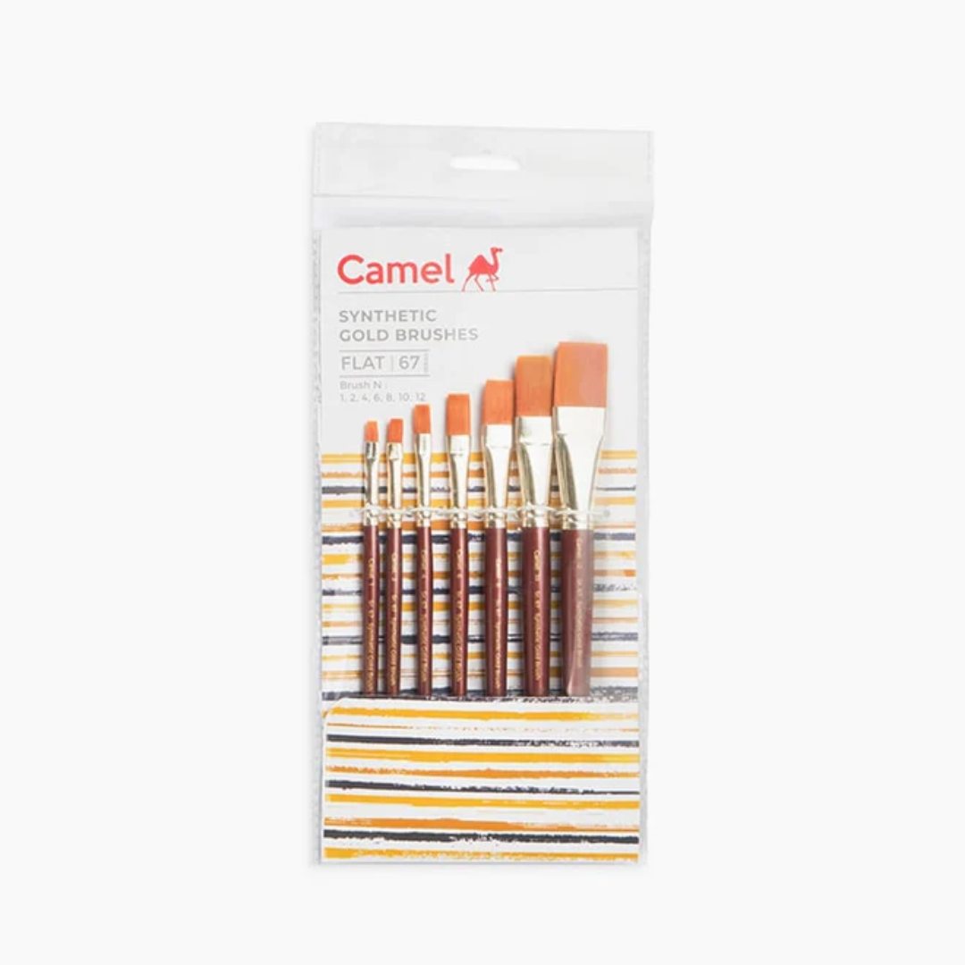 Camel Synthetic Gold Flat 7 pcs
