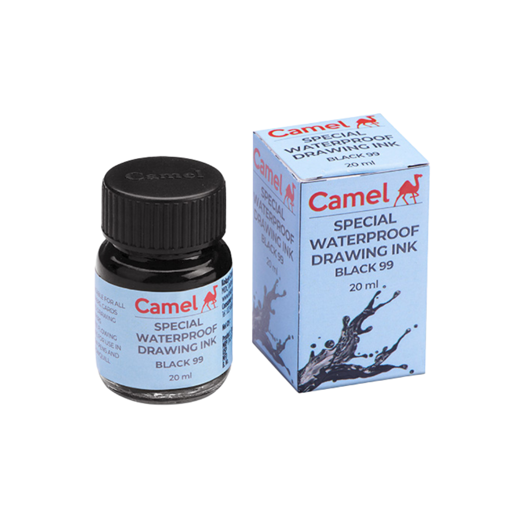 Camel Special Waterproof Drawing Ink (Black)